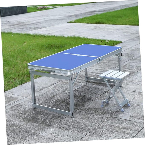 1Pc Lightweight Folding Stool Aluminum Alloy Design for Outdoor Camping Garden Fishing and Picnics Compact Portable with Weatherproof Surface