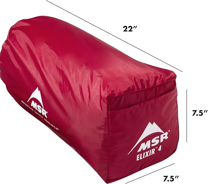 MSR Elixir 4-Person Lightweight Backpacking Tent