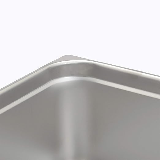 Update International NJP-1001 1.25 Deep Full Size Stainless Steel Anti-Jam Steam Pan