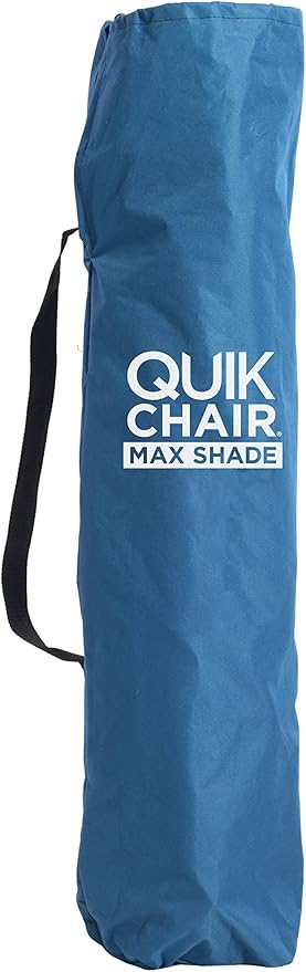 Quik Shade Max Shade High and Wide Folding Camp Tilt UV Sun Protection Canopy Chair