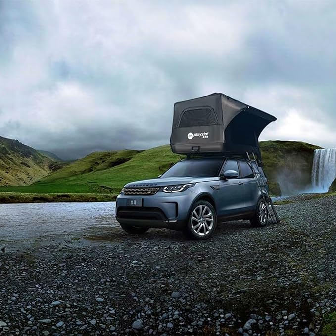 UNISTRENGH Waterproof Inflatable Car Rooftop Tent Lightweight Portable Family Outdoor Camping Roof Top Tent for SUV Jeep Cars