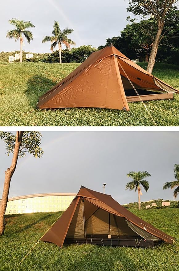 3F UL Gear Lanshan PRO Lanshan Ultralight Tent 4 Season Backpacking Tent for 1 Person Waterproof Professional Tents for Camping Trekking Kayaking Climbing Hiking