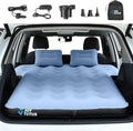 JOYTUTUS SUV Mattress for Car Camping Upgraded Flocking and Extra Thick Oxford Surface SUV Air MattressCamping Bed Mattress with 2-in-1 Air Pump 2 Pillows &amp Carry Bag (Blue)