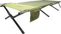 Coleman Trailhead Easy-Step Folding Cot with Foot Lock Camping Cot with Removable Side Table &amp Pocket Supports up to 300lbs Great for Camping Lounging Elevated Sleeping Guests &amp More