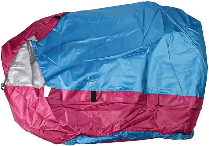 Ultralight Backpacking Tent Single Person Double Door Camping Shelter with Waterproof Oxford Fabric Fiberglass Poles Mesh Ventilation Screen Rain Fly Carry Bag for Outdoor Hiking