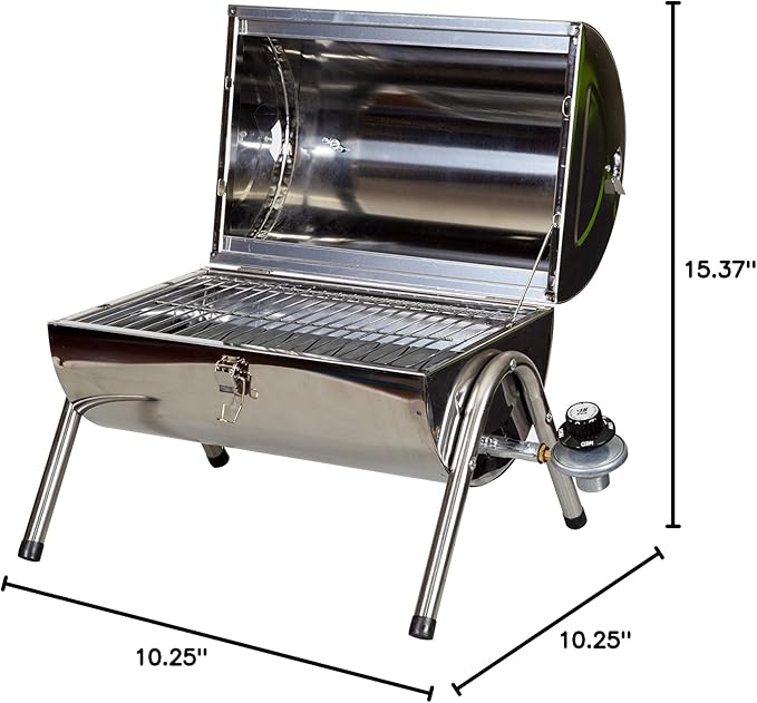 Stansport Stainless Steel Propane BBQ Grill (035)