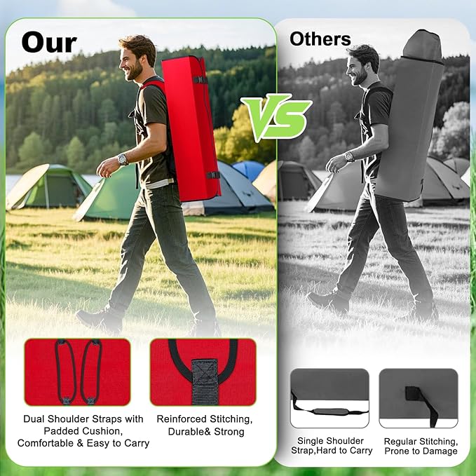 Portable Camping Chair with Canopy - Folding Chair with Canopy Durable 600D Oxford Canopy Chair for Camping Beach Picnics Fishing &amp Sports