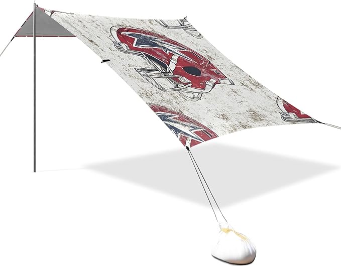 Rugby Pattern (75) Camping Sun Shelter Beach Tent Portable Beach Sun Shade Outdoor Canopy for Camping Trips Fishing Picnic
