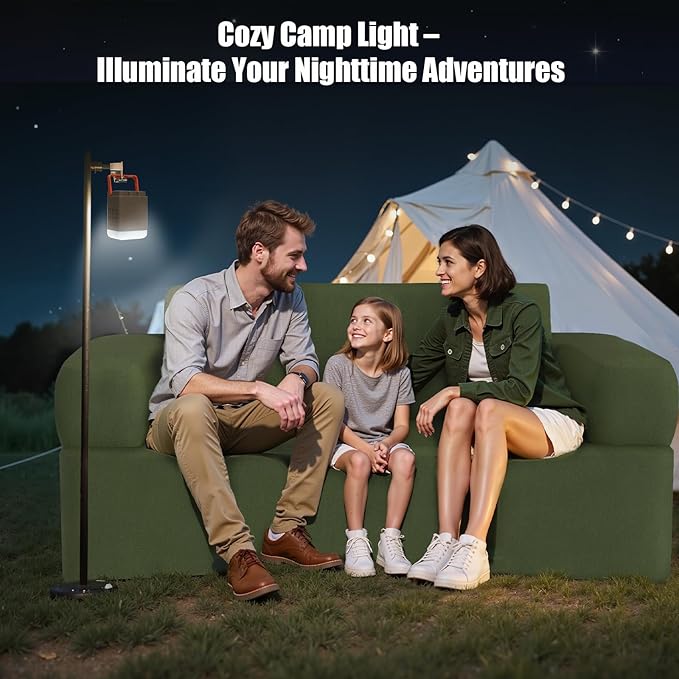Double-Layer Inflatable Couch with Built-in Pump - Automatic Air Sofa Chair Super Tough &amp Tear-Resistant Fabric for Camping Outdoor Travel Home Use (Portable Luxury Comfort)