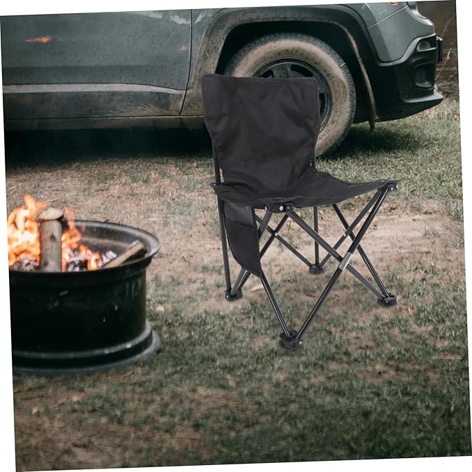 Folding Chair Lightweight Portable Fishing Camping Seat Ergonomic Design for Outdoor Use Convenient Storage Versatile for Beach Garden Activities Sturdy Construction