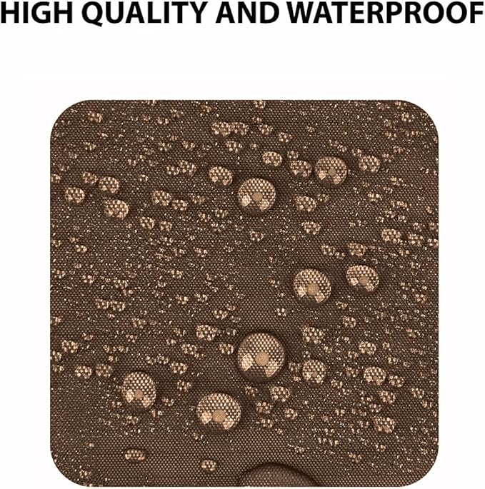 Gold Armour Rainfly Tarp Hammock Premium 14.7ft/12ft/10ft/8ft Rain Fly Cover Waterproof Ultralight Camping Shelter Canopy Survival Equipment Gear Camping Tent Accessories (Brown 12ft x 10ft)