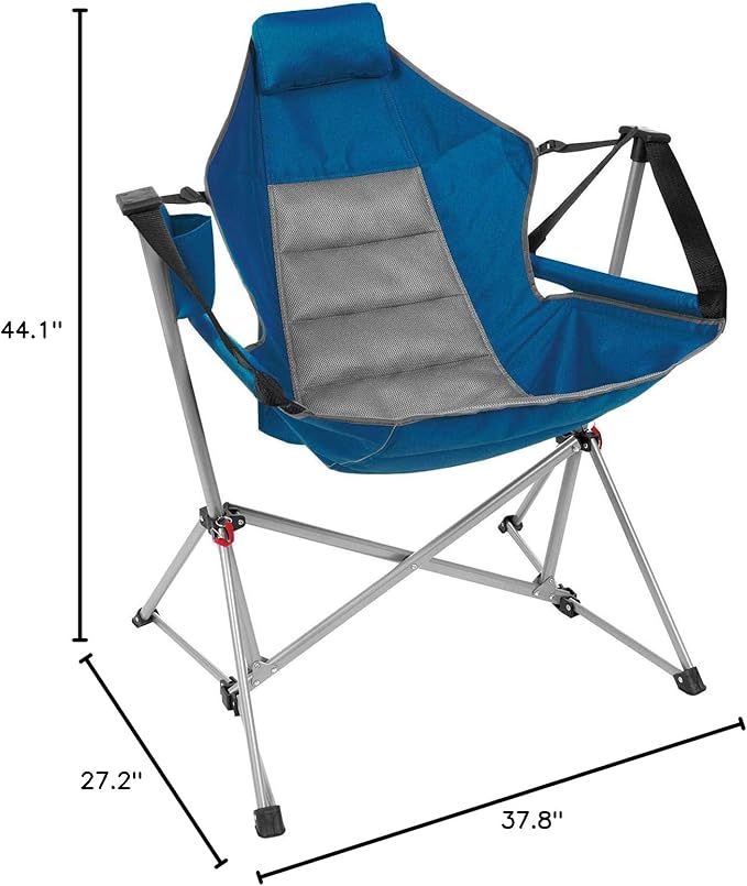 Member's Mark Swing Chair Lounger For Relaxing With Arm Rest Foldable