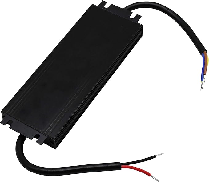 Power Supply 12VDC 10A 120W Waterproof IP67 Outdoor Aluminum 18mm Slim 110V 120V 12V Converter Constant Voltage for DC 12Volt LED Strip Lights Signs (CLPS120-W-12)