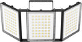 600W LED Outdoor Flood Light 60000LM Super Bright Stadium Light 6000K Daylight White IP66 Waterproof 3 Heads Adjustable Outdoor Floodlights for Backyard Parking Lot Stadium Field