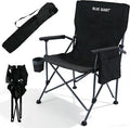 Reclining Folding Fishing ChairLightweight Beach Chair with Breathable Cushion Portable Outdoor Chair for Fishing Camping Beach &amp Travel (Black)