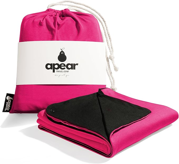 16-in-1 Compact Travel Blanket with Bag – Reversible Ultra Soft Bamboo Airplane Blanket with Hidden Pocket – Packable for Flights &amp Travel Essentials (Semi-Weighted Double Layer)