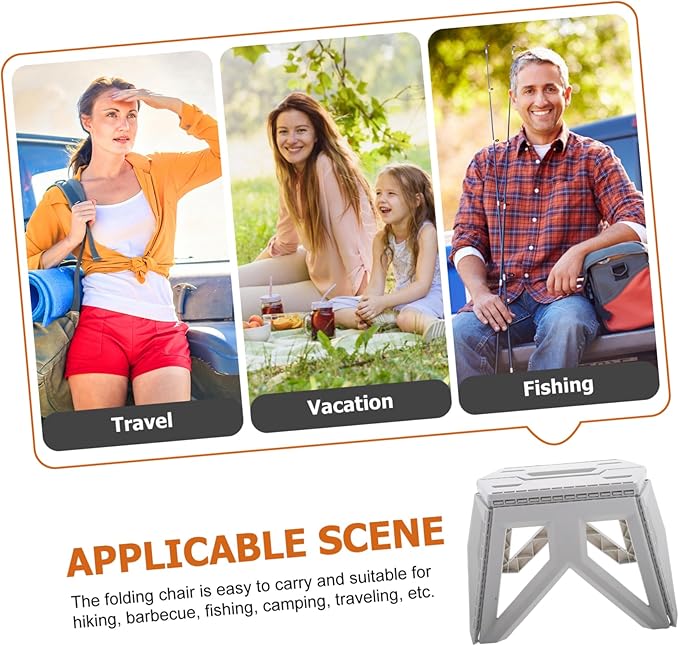 Foldable Stool Portable Camping Chair Lightweight for Travel Boys and Girls Adults