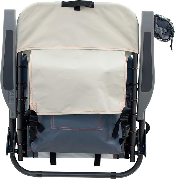 CAMP &amp GO 4-Position Lace-up Suspension Backpack Camping Chair Slate
