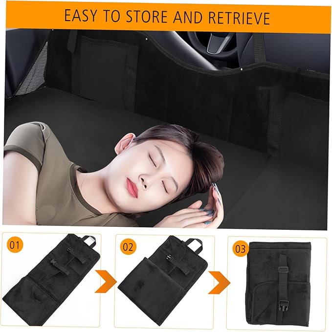 Unomor Car Accessories Interior Car Seat Leg Extension Cushion Back Seat Air Mattress Mattress for Travel