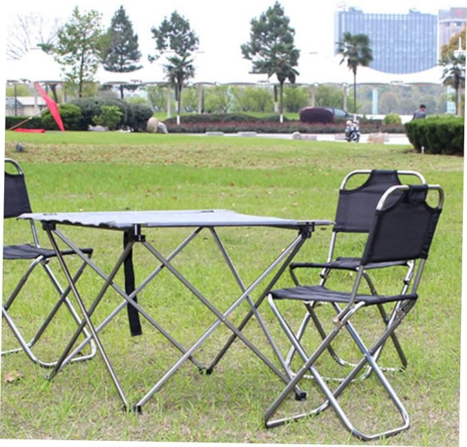 BESPORTBLE Outdoor Portable Camping Chair Foot Rest Aluminum Alloy Strengthened Bracket