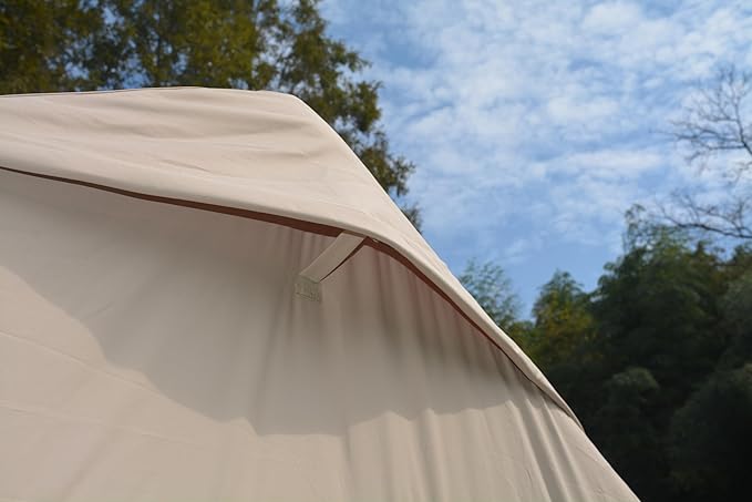 Inflatable Rooftop Tent with Air Mattress &amp Ladder Easy Setup Pop-Up Camping Car Roof Tents with Pump Waterproof Windproof Overland Tents9.8 x13ft with Canopy