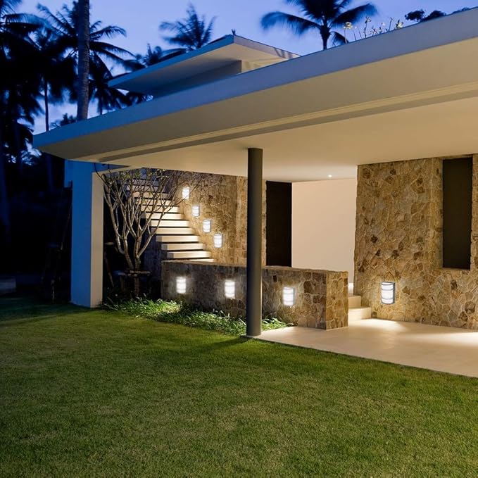 Feit Electric - Dusk to Dawn LED Bronze Half Moon Security Outdoor Wall Light 5000K (73702)