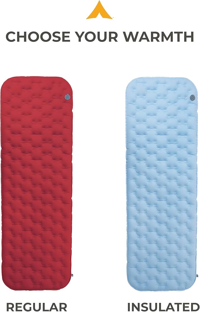 Teton Inflatable Sleeping Pad Sleeping Mat for Camping Backpacking Hiking