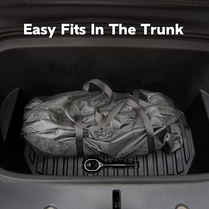 Customized for Tesla Model Y Air Mattress Drop Stitch Portable Camping Mattress Comfort Car Sleeping Mat with Manul Air PumpStorage Bag Tesla Model Y Accessories