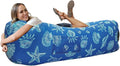 WEKAPO Inflatable Couch Air Lounger Chair - Camping &amp Beach Accessories Portable Blow up Sofa for Hiking Lawn Indoor/Outdoor Movies &amp Music Festivals. Lightweight and Easy to Set Up Air Ham