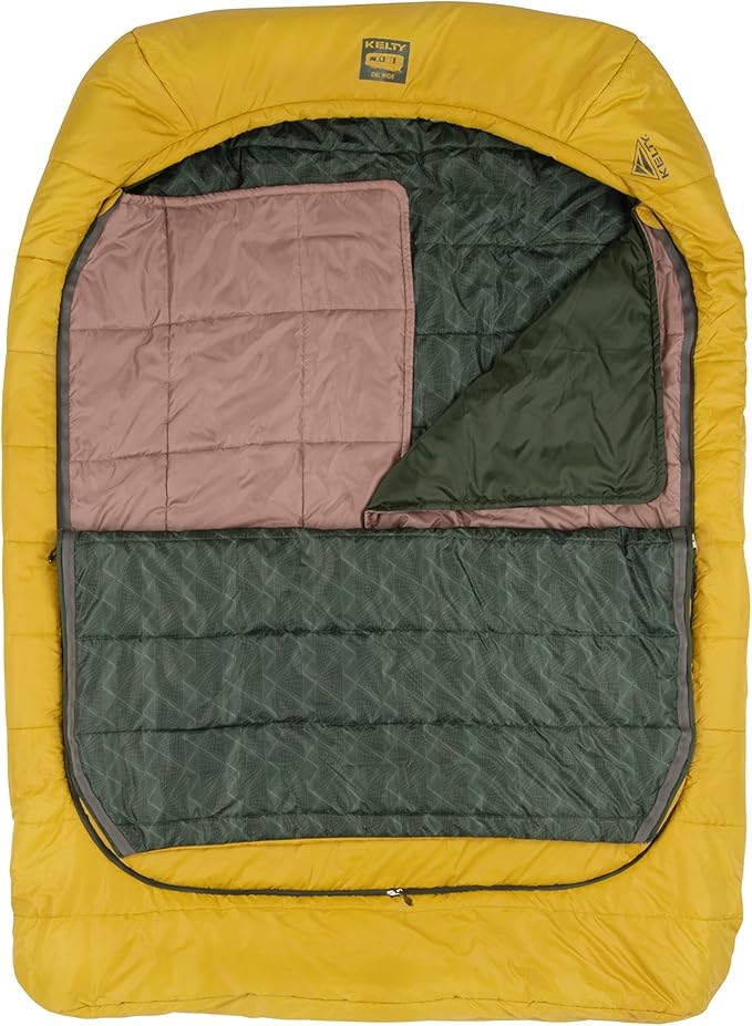 Kelty Tru.Comfort Doublewide 20 Degree Sleeping Bag – Two Person Synthetic Camping Sleeping Bag for Couples &amp Family Camping