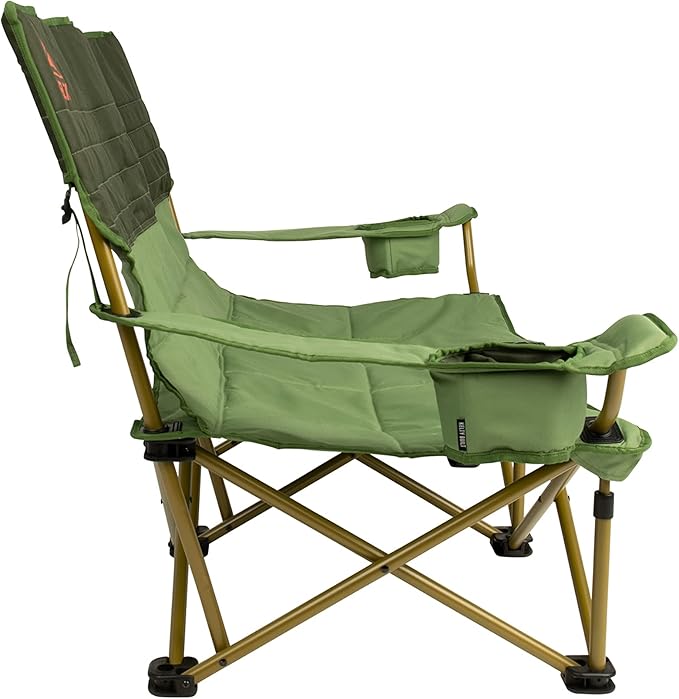 Kelty Lowdown Folding Chair Camping Seat for Backyard Parties Soccer Saturdays Concerts Beach Tailgating (Dill)