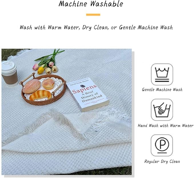70x 70 Picnic Blanket Extra LargeLayer Outdoor Blanket for 5 to 7 AdultsCamping Grass Lawn Park Accessories Cute Couple Gifts Ideas Wedding Registry for Camping Park Beach (Green)