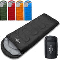 Sleeping Bags for Adults Cold Weather &amp Warm - Backpacking Camping Sleeping Bag for Kids 10-12 Girls Boys - Lightweight Compact with Compression Sack