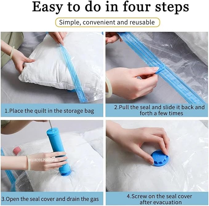 Vacuum Seal Bag Vacuum Storage Bags for Storing Clothes Organizer Space Saving Bags for Pillow Blanket Travel Vacuum Bag Package