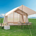 ABORON 2/6/8/10/12 Person Inflatable Camping Tent Easy Setup Blow Up Tent with Hand Pump PU3000mm Waterproof &amp Breathable 4 Season Glamping Tent for Outdoor Camping
