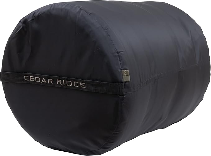 Cedar Ridge Buckhorn -10° Sleeping Bag - Green One Size