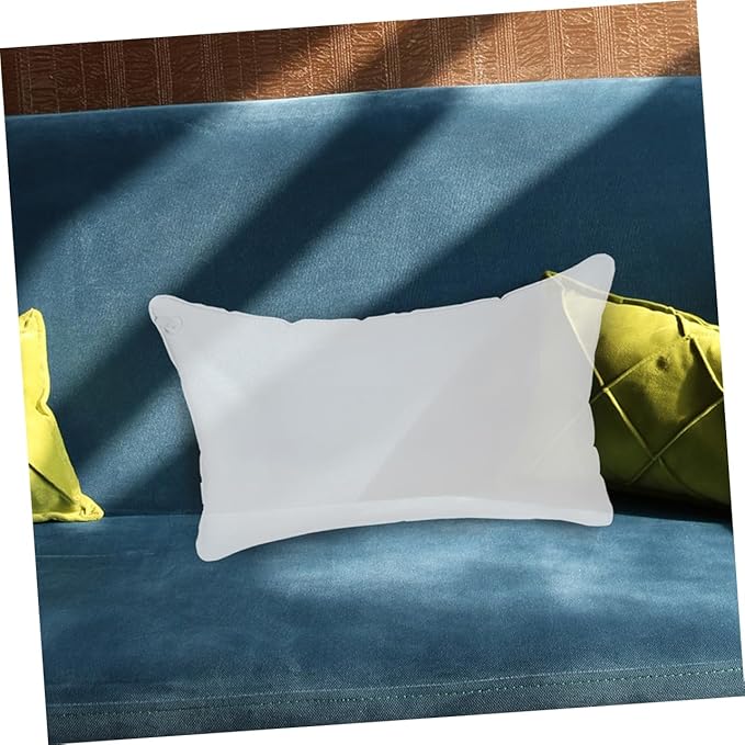 Mobestech 2pcs Camping Accessories Bolster Pillow Portable Inflatable Pillow Insert for Outdoor Travel Car Plane