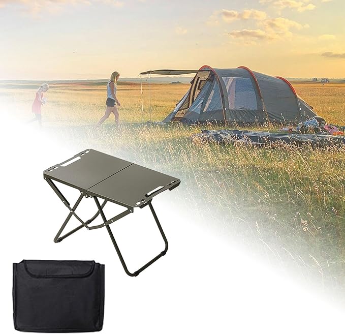 Folding Camping Table Foldable Table Multipurpose Portable Folding Table Outdoor Table for Camping Patio Barbecue Outdoor Green