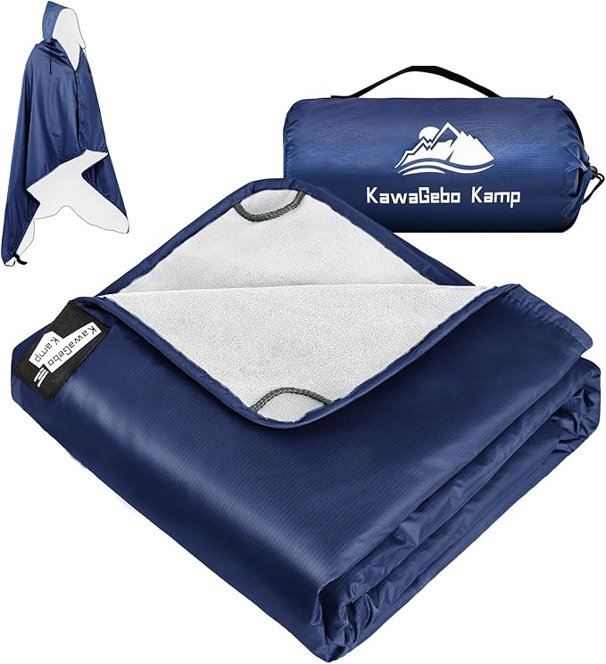 Outdoor Picnic Blankets Waterproof Stadium Blanket for Outdoor Sports Event Camping Concerts Car Pet Picnics 80 x 58
