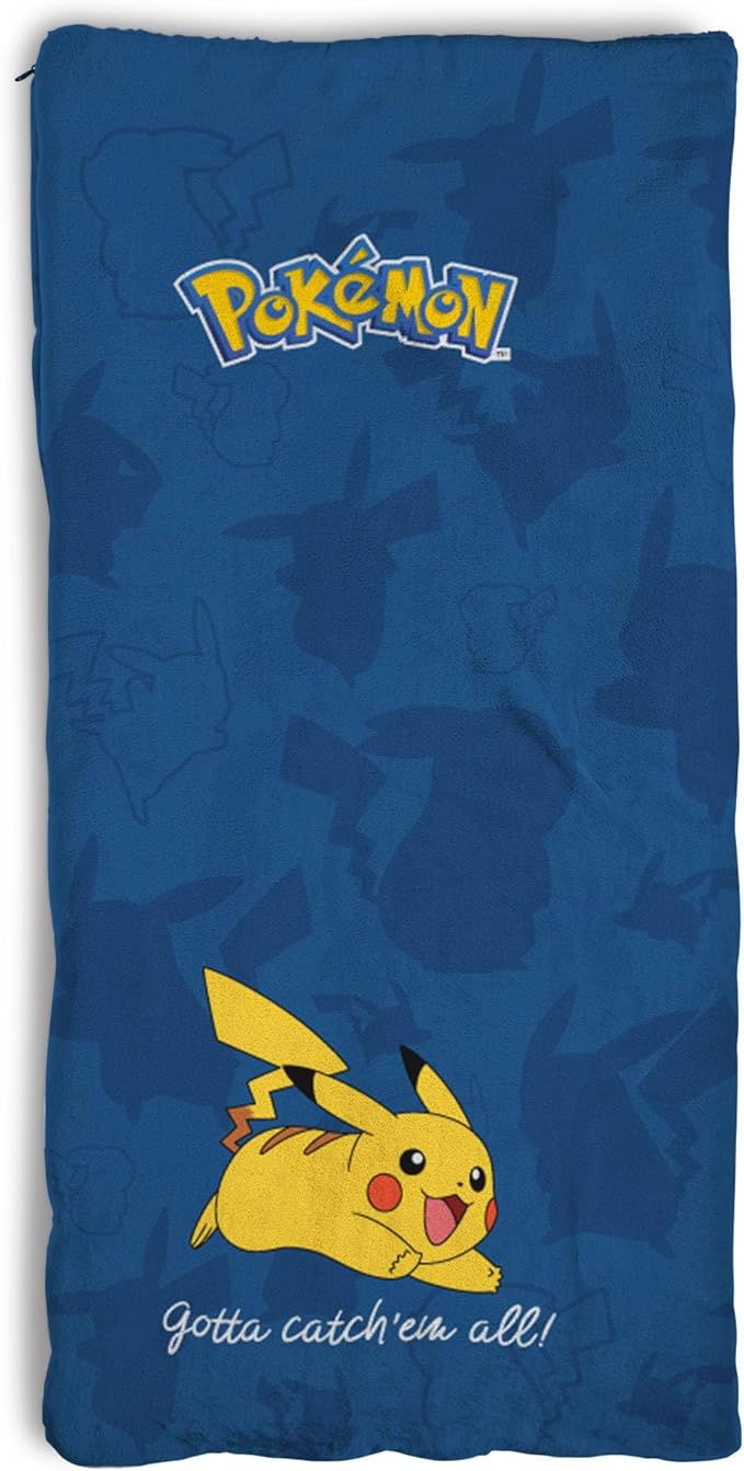 Silk Touch Sherpa Slumber Bag for Boys and Girls Sleeping Bag with Zipper 27 x 56 inches