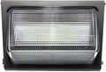 LEDONE High Voltage LED Wall Pack 25-80W Selectable 347-480V Multi-CCT 3000K-5000K Outdoor Light Fixture IP65 Industrial Grade DLC Premium 0-10V Dim