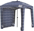 Qipi Beach Cabana - Easy to Set Up Canopy Waterproof Portable 6' x 6' Beach Shelter Included Side Wall Shade with UPF 50+ UV Protection for Kids Family &amp Friends