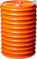 Gamma Seal Lids for 3.5 5 6 and 7 Gallon Buckets – Pack of 12 Orange Gamma Lids – Food Grade BPA Free Reusable Lids Made in USA
