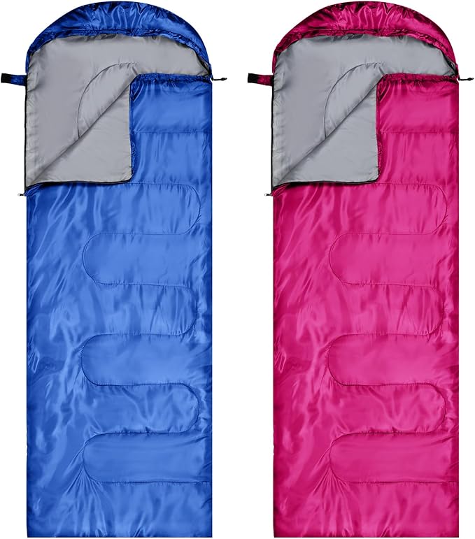 Tudomro Camping Sleeping Bag for Adults Lightweight Packable Waterproof Camping Gear Equipment to Keep Warm for Outdoor Backpacking Hiking Travel