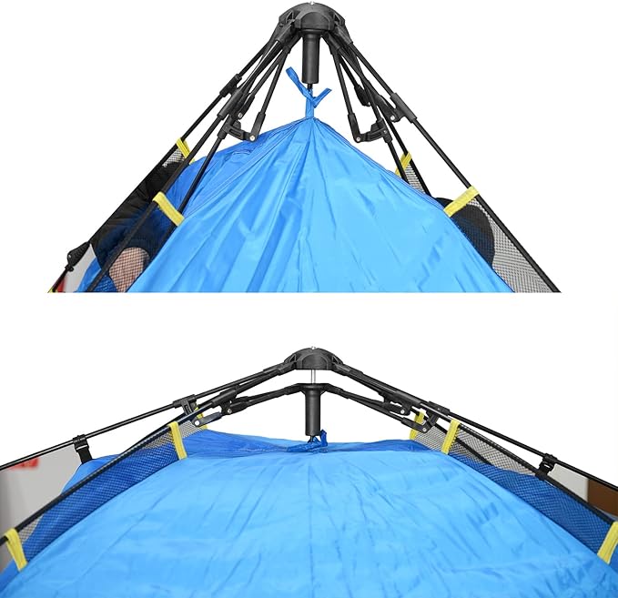 Wind tour Automatic Tent Waterproof Double-Layer pop-up Hydraulic Tent Outdoor Picnic Camping