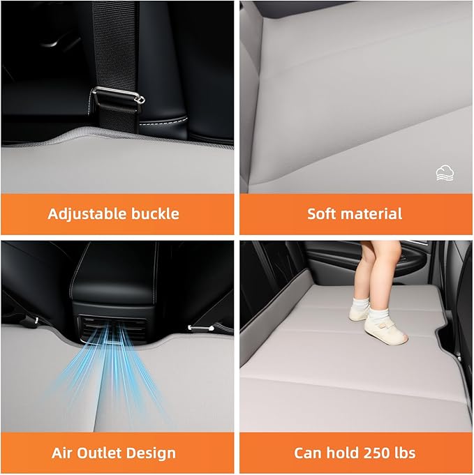Car Bed Backseat For Subaru Forester Folding Mattress | Non Inflatable Car Mattress Easy To Clean Material With Convenient Storage Design Inflation-Free Sleeping Platform Car Camping Accessories