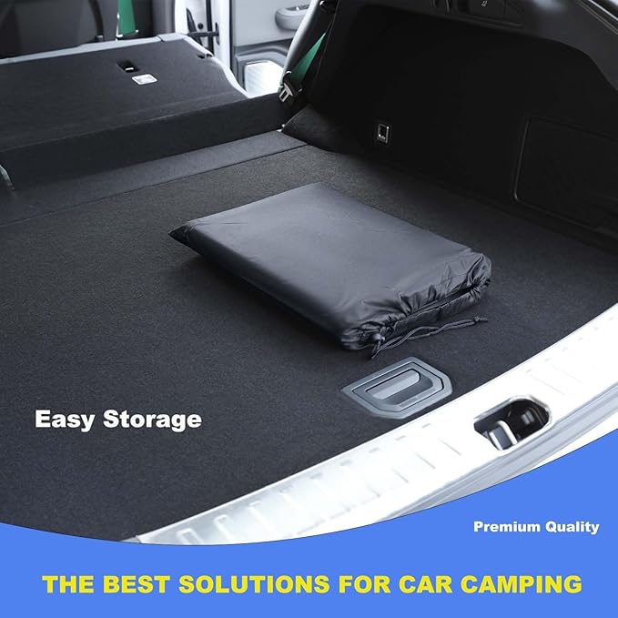 (Gray) Car Camping EssentialsIncrease Cargo Car Bed SpaceMattress Accessories for SUV with Flate TrunkTesla Model YRAV4CRVX-TrailOutbackHighlanderKugaTiguanCherokeeEquinoxExplorer