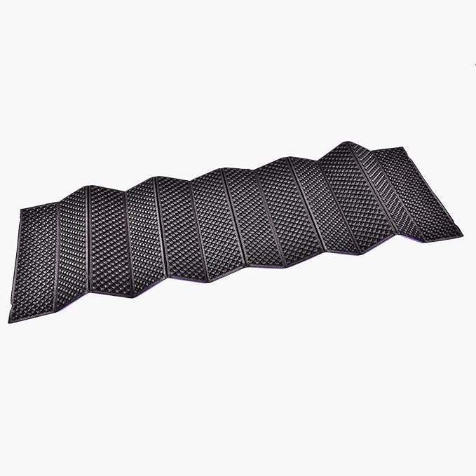 Restokki Foldable Sleeping pad Outdoor Foam Sleeping pad Camping Folding Beach Tent Sleeping Pad Waterproof Camping Mattress Sleeping pad Sleeping mat (Purple)