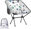 Honeybaby Folding Camping Chair Cartoon Soccer Camping Chairs Lightweight Portable Chair Outdoor Foldable Chairs for Camping Travel Picnic Beach Hiking