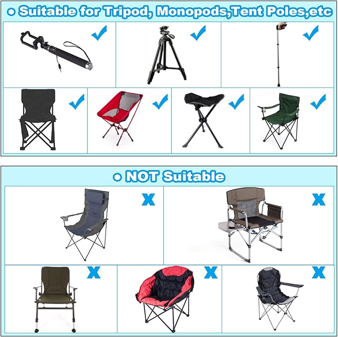 PATIKIL 43 Inch Camp Chair Replacement Bag 3 Pack Nylon Foldable Carrying Bag Zippered Bag with Shoulder Strap for Camping Tent Travel Black